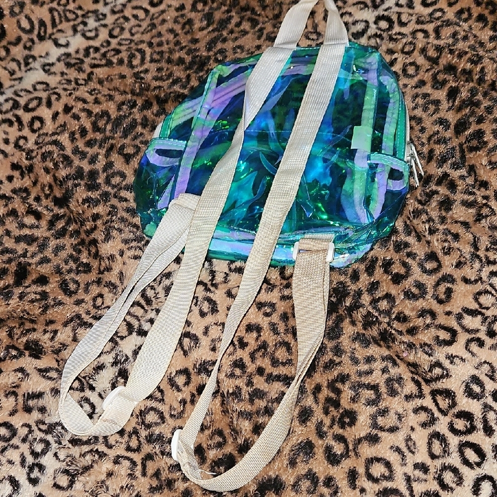Dickies Iridescent Blue Mini Backpack - Picture 3 of 4